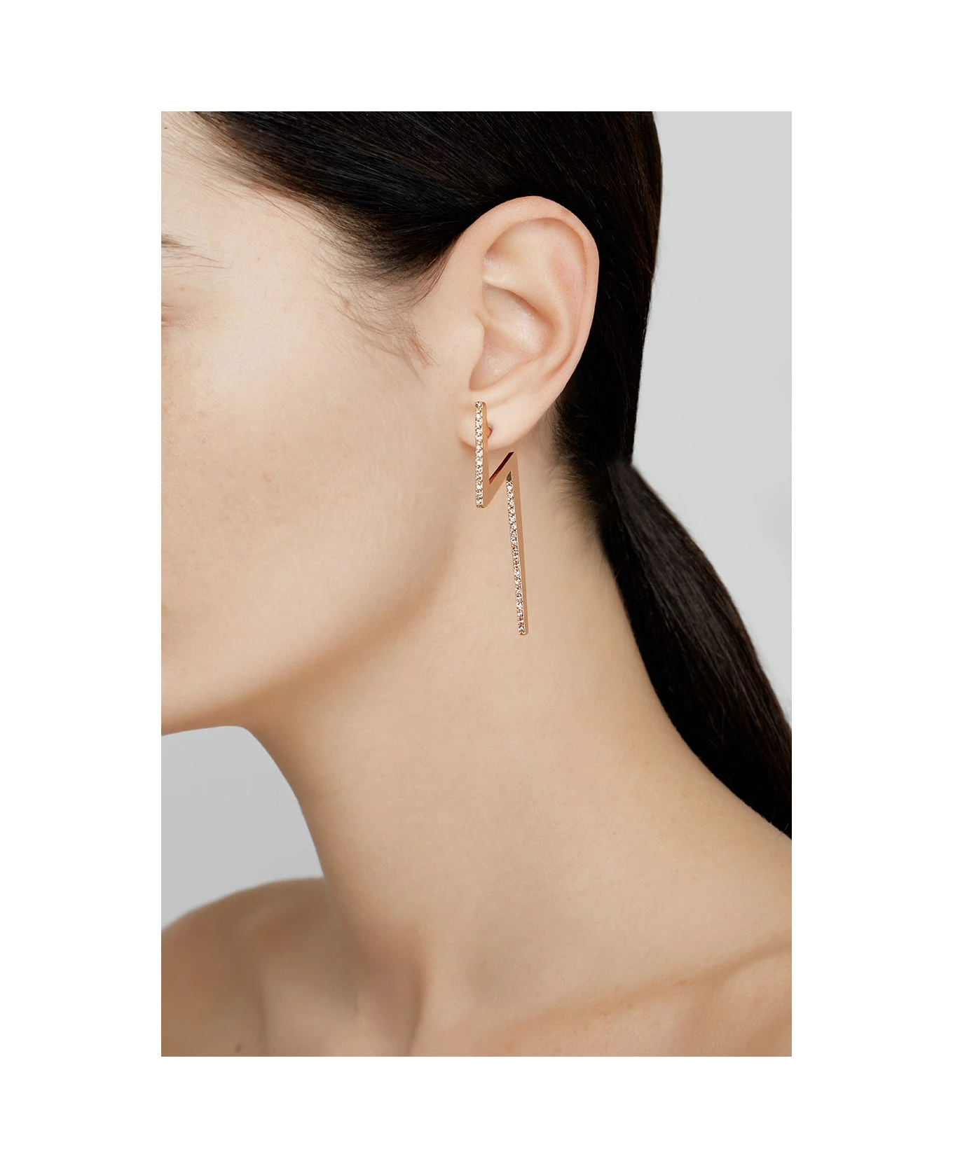 Flash Earrings Silver - Image 2