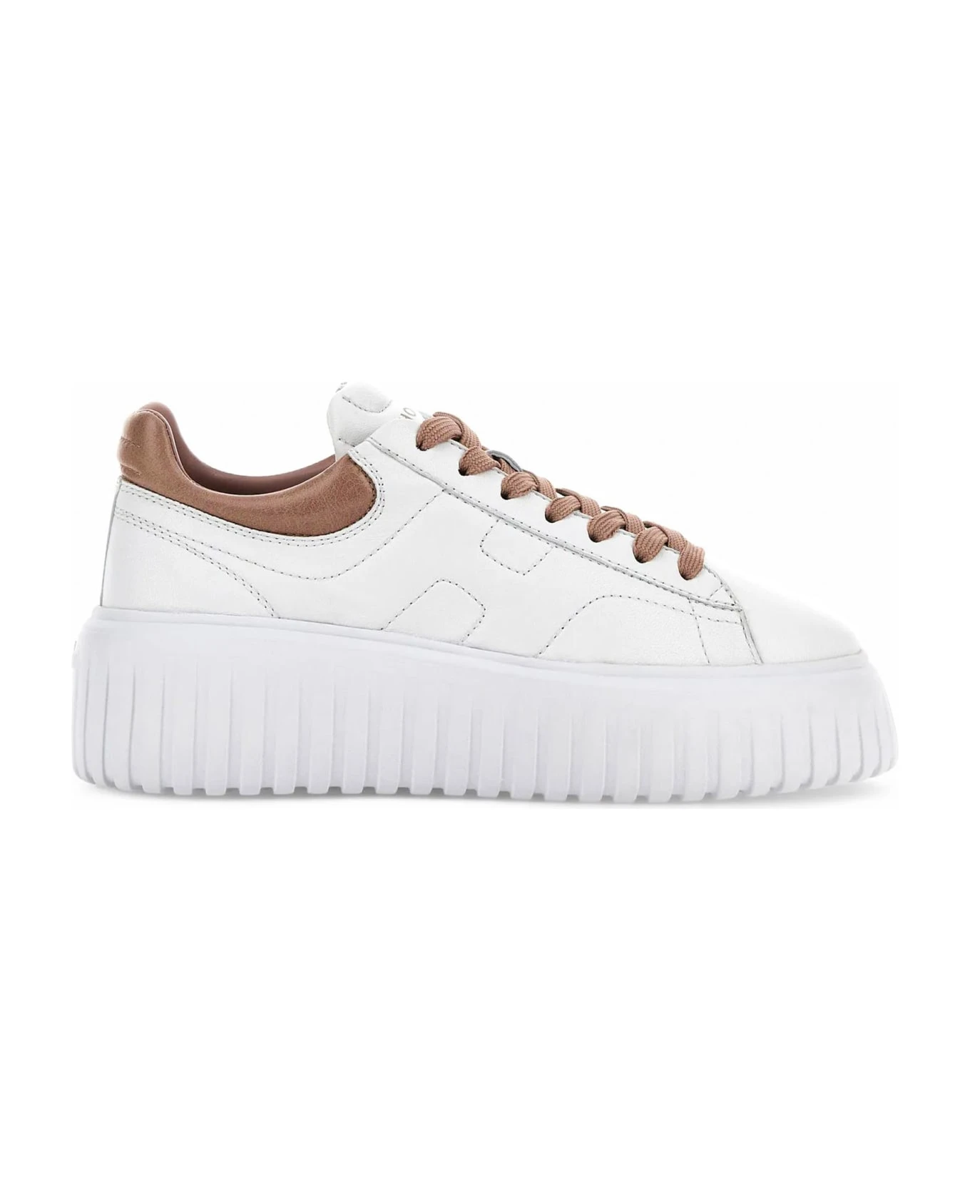 Sneakers Hogan H-stripes White Beige