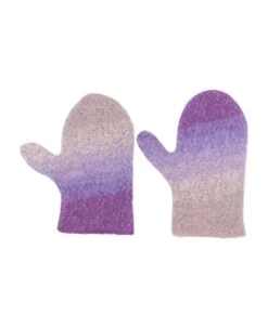 ERL Purple Mohair-wool Blend Gloves