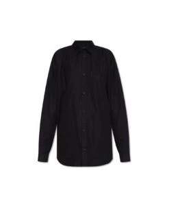 Balenciaga Back Logo Printed Buttoned Shirt