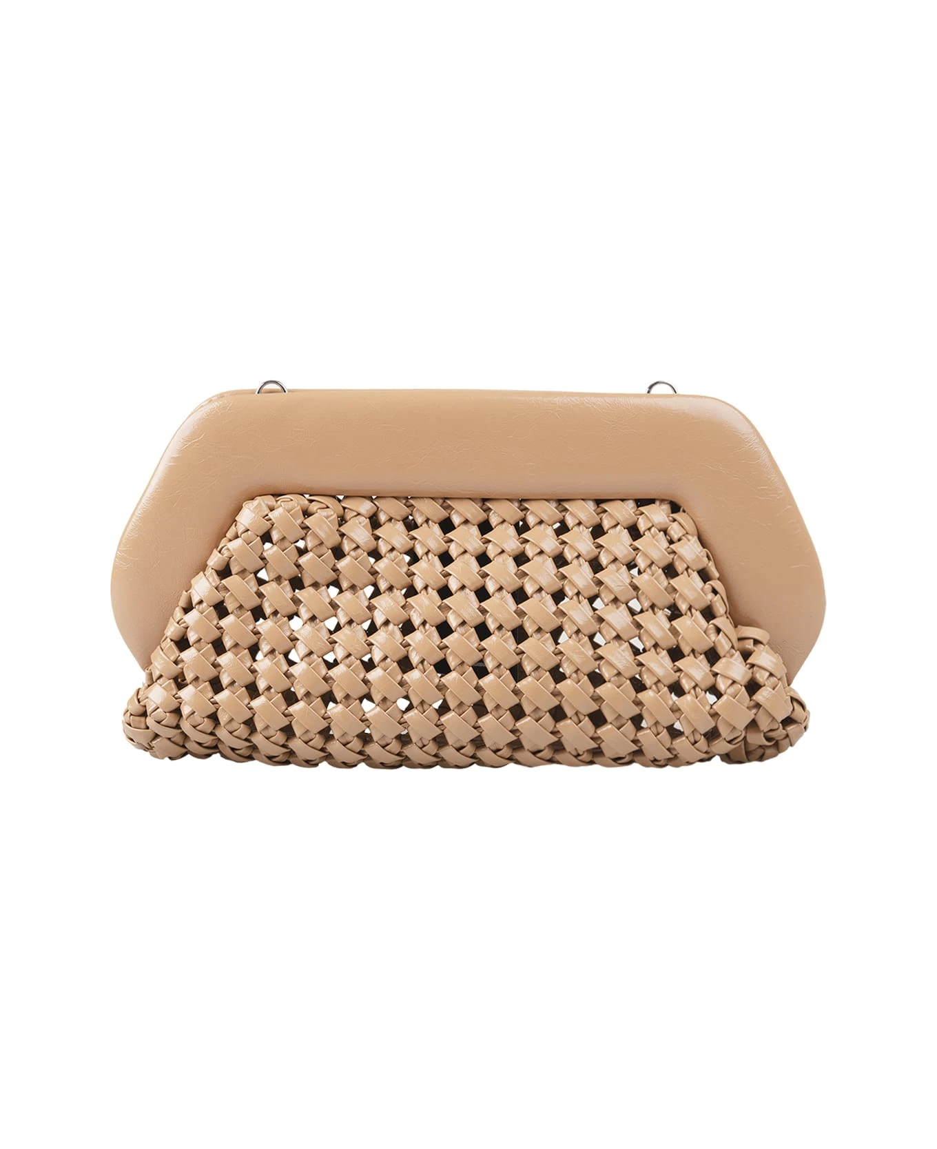 THEMOIRè Clay Bios Knots Shiny Clutch Bag - Image 4