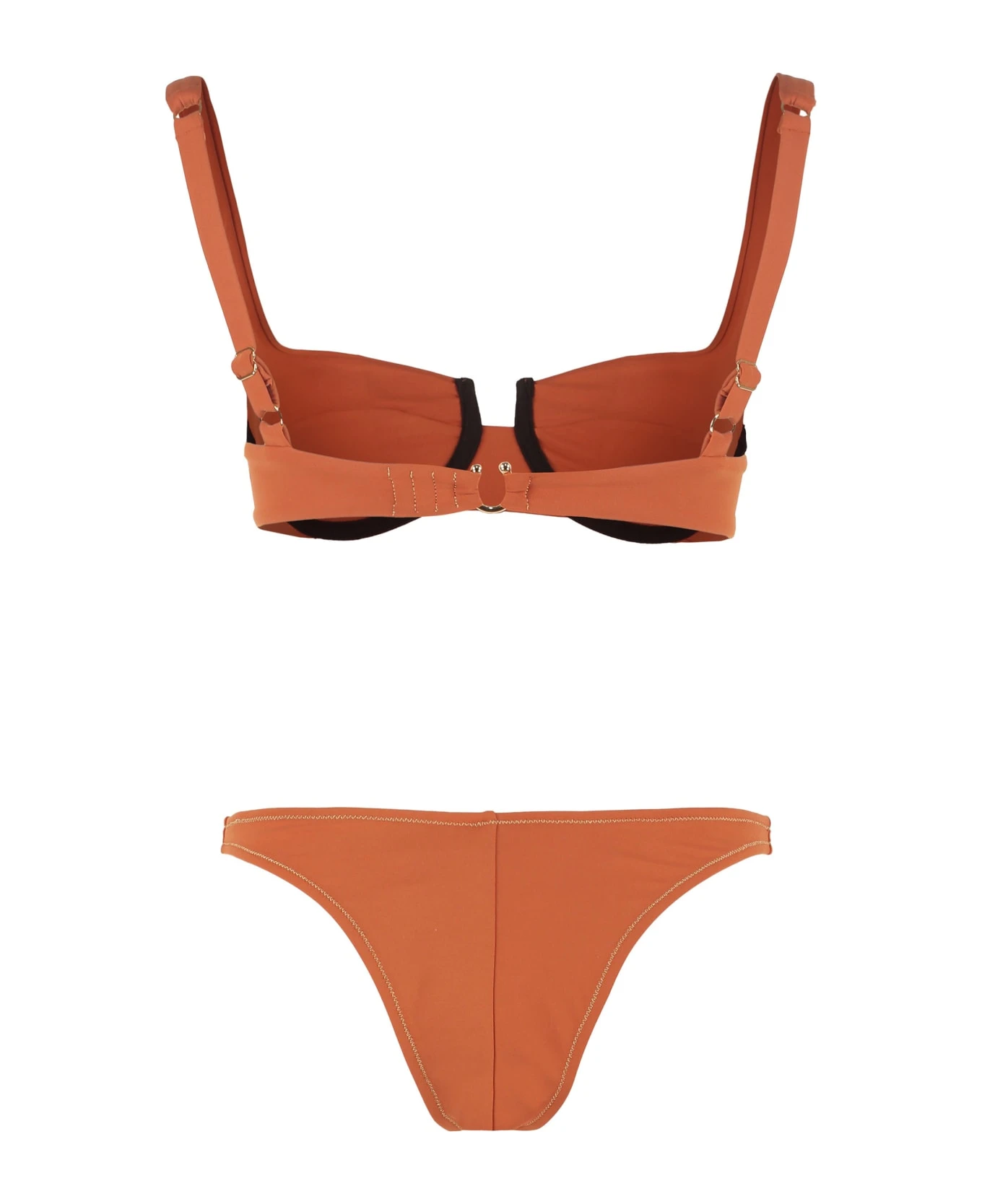 Brigitte Plain Color Bikini - Image 2