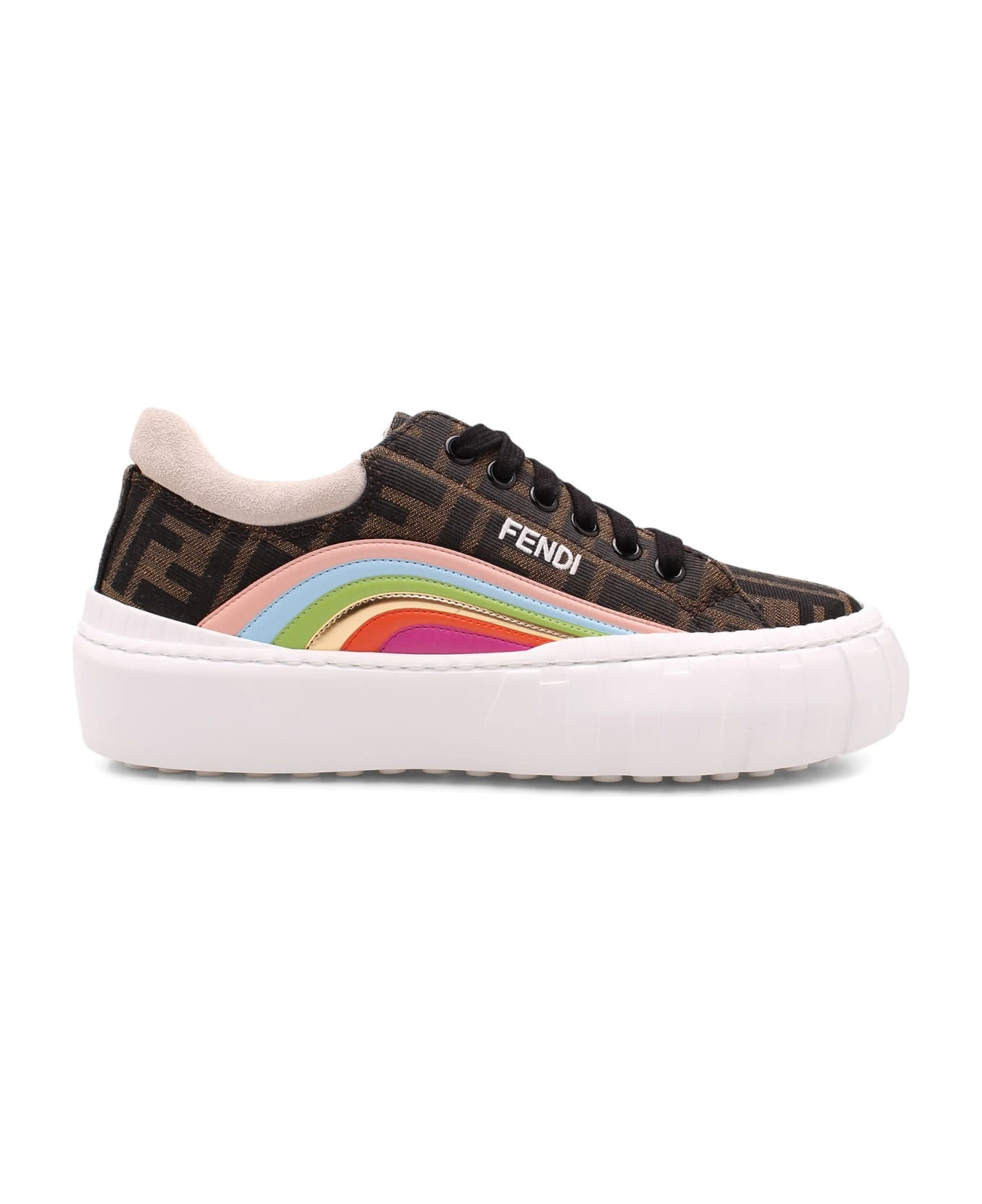 Fendi 'force' Logo Lettering Sneakers