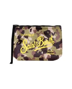 MC2 Saint Barth Aline Wooly Pochette With Camouflage Print