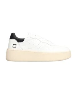 D.A.T.E. Step Sneakers In White Leather