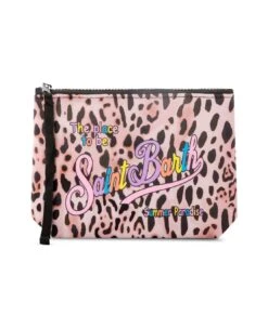 MC2 Saint Barth Aline Scuba Pochette With Animalier Print