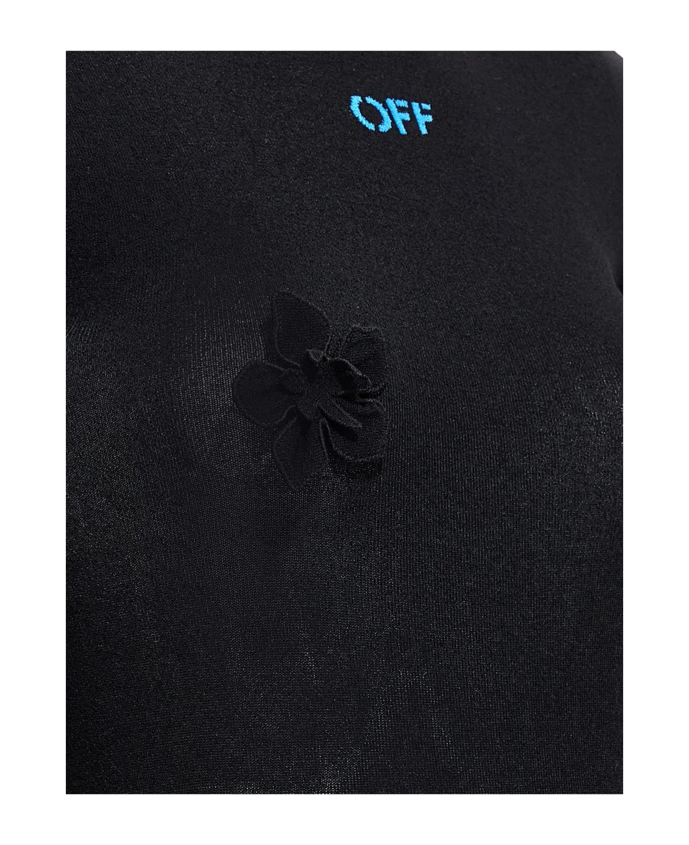 Off-White Long Hooded Dress - Image 4