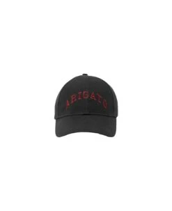 Axel Arigato College Arigato Cap Black Cap With Red Logo Embroidery - College Arigato Cap