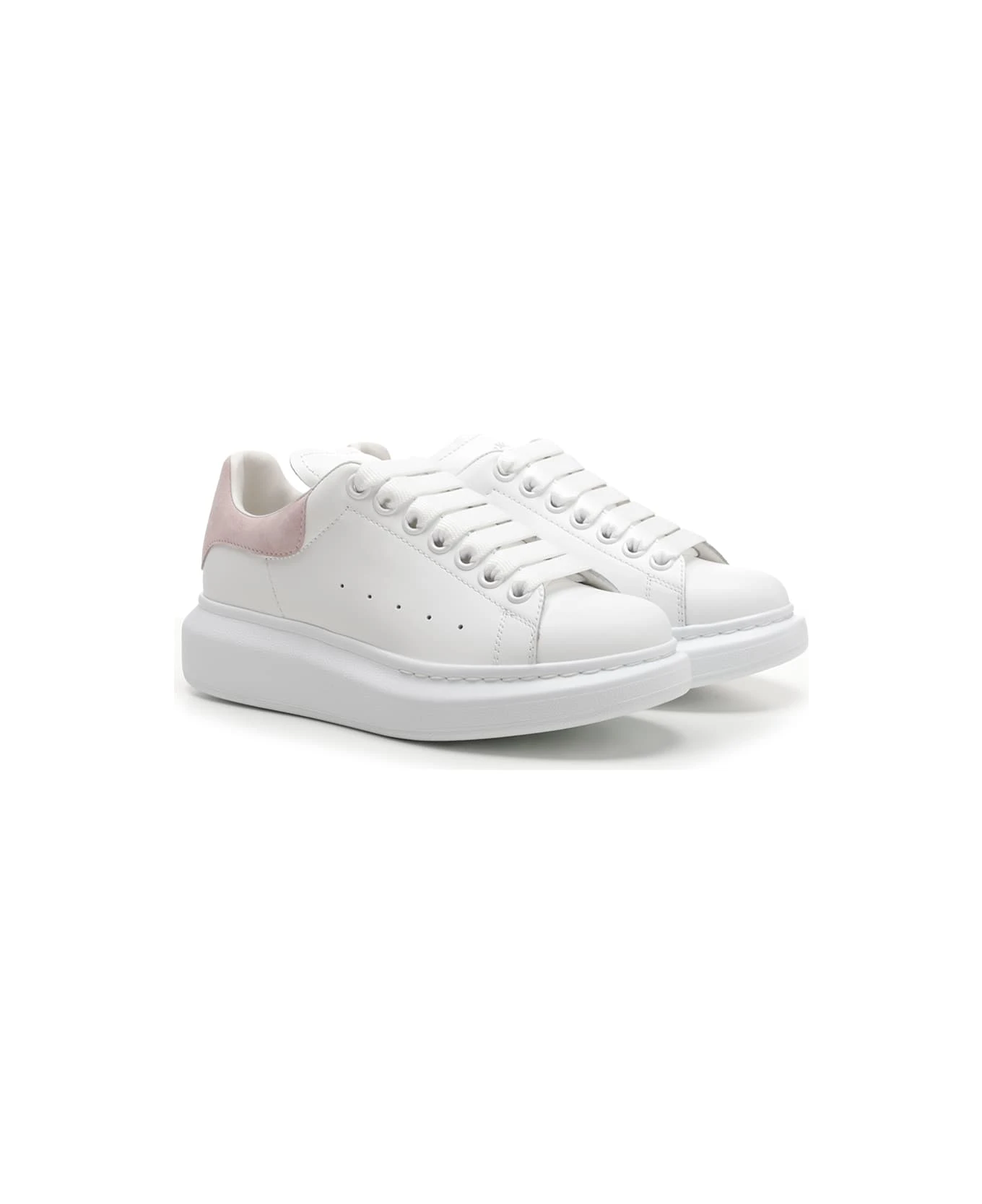 Alexander McQueen "oversize" Sneakers With Pink Heel - Image 2