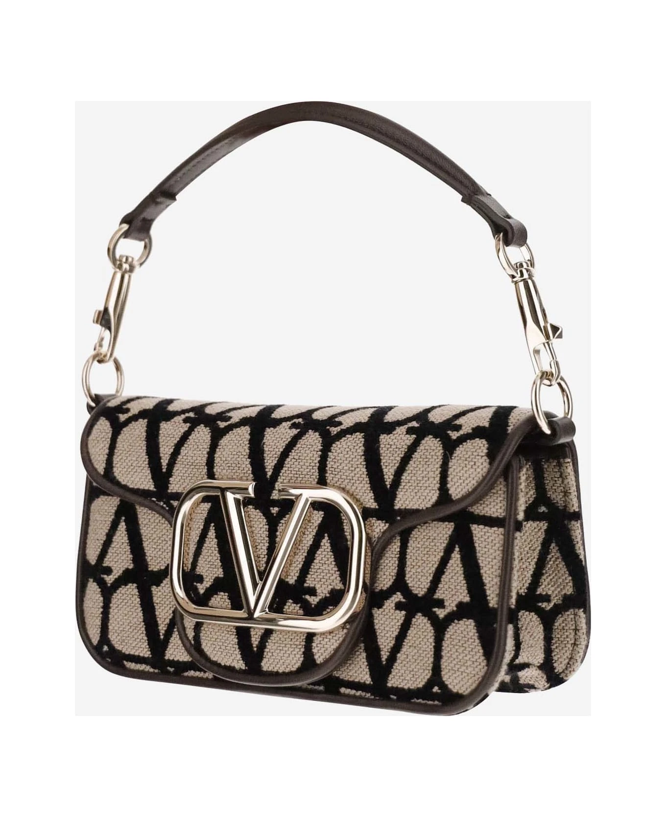 Valentino Garavani Small Shoulder Bag Locò Toile Iconographe - Image 2