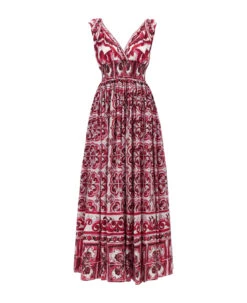 Dolce & Gabbana Long Maiolica Dress