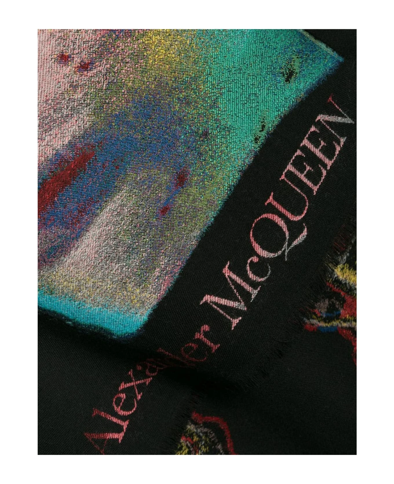 Alexander McQueen Sc Solarized Flower Foulard - Image 3