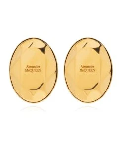 Alexander McQueen Brass Earrings