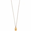 Alexander McQueen Brass Necklace With Motif Of Skull