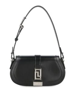 Versace Greca Goddess Mini Leather Shoulder Bag