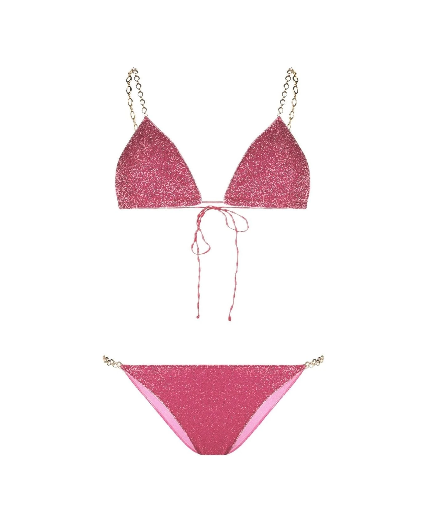 OSEREE Raspberry Lumiere O Chain Bikini