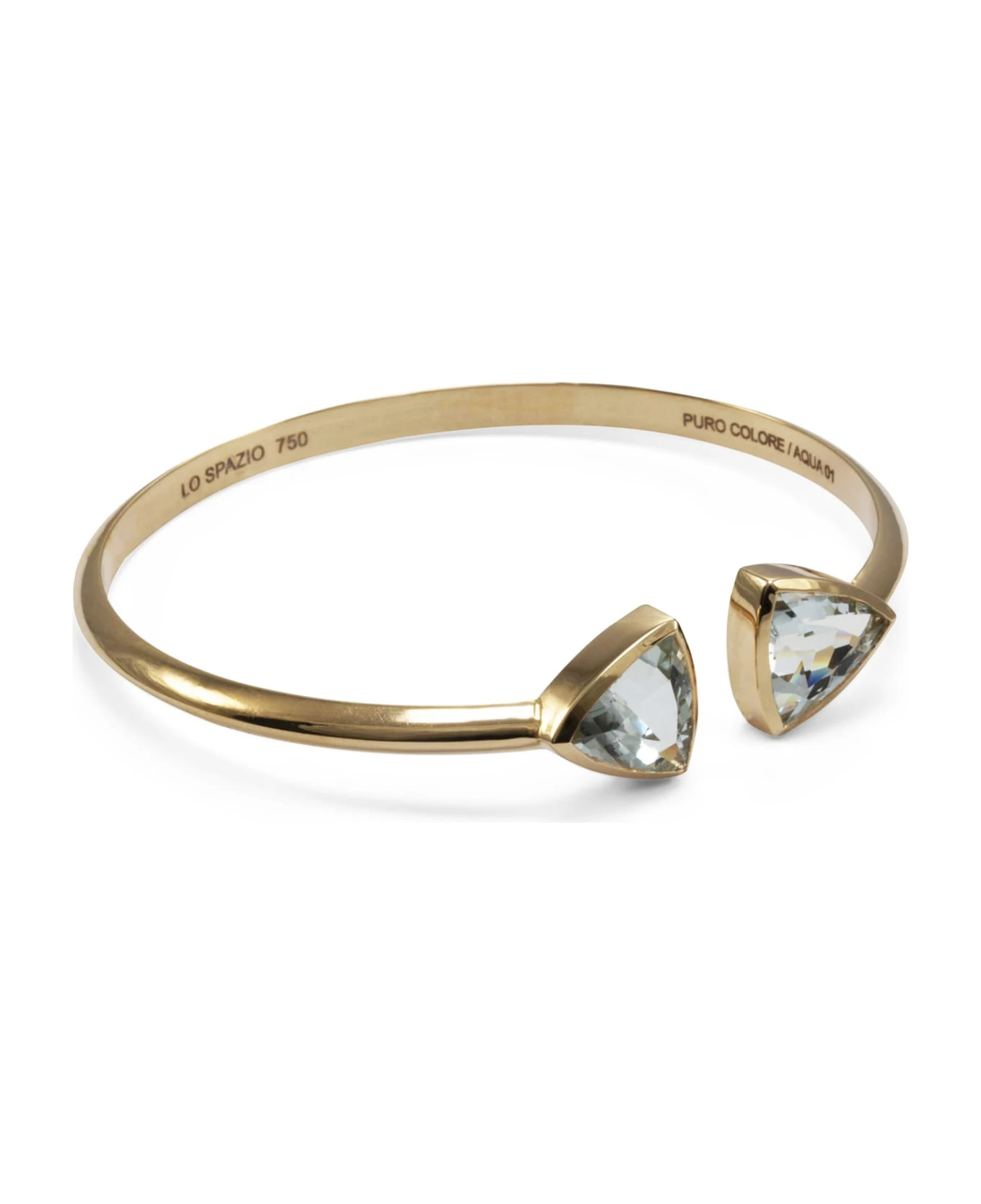 Lo Spazio Aqua Marine Bangle - Image 3