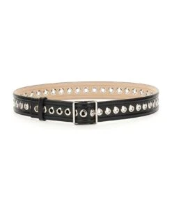 Alexander McQueen Medium Belt With Eyelets