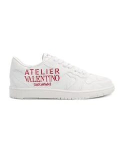 Valentino Garavani Garavani Leather Logo Sneakers