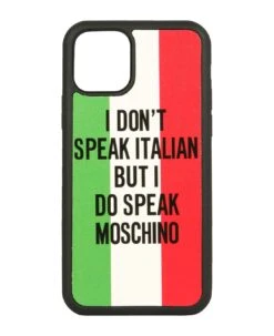 MOSCHINO Iphone 11 Pro Italian Slogan Cover