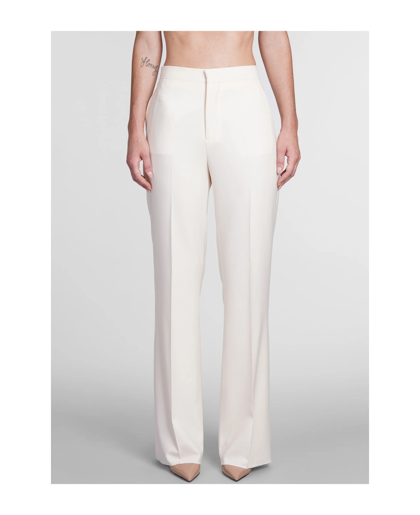 Dress In Beige Polyester - Image 4