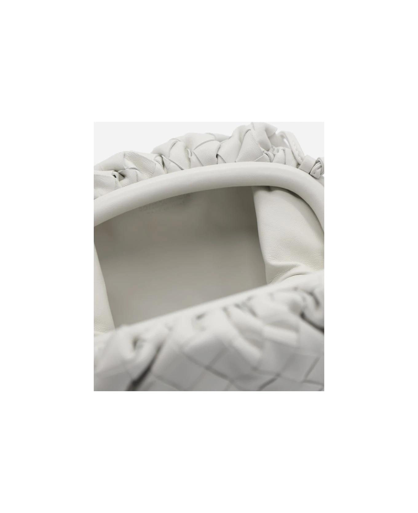 Bottega Veneta The Mini Pouch Intreccio Leather Clutch Bag - Image 4