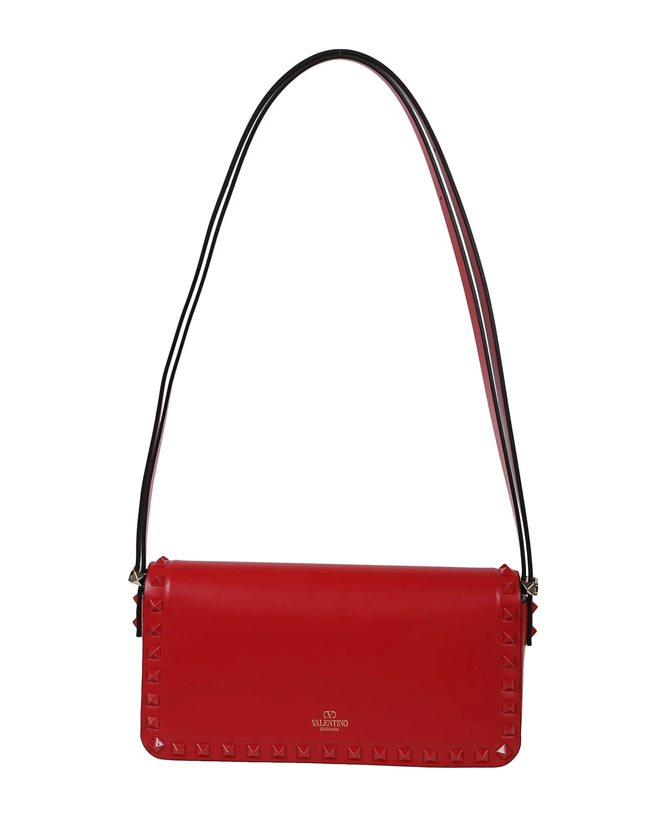 Valentino Garavani E/w Shoulder Bag | Rockstud | Vitello Liscio/plat-t.on T.lacq.studs - Image 2