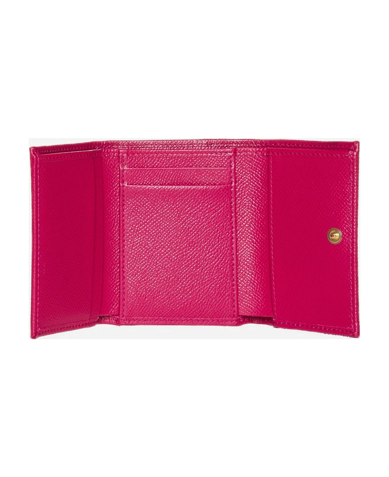Dolce & Gabbana Logo-plaque Leather Trifold Wallet - Image 4