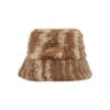 STELLA MCCARTNEY Woodgrain Teddy Jacquard Bucket Hat