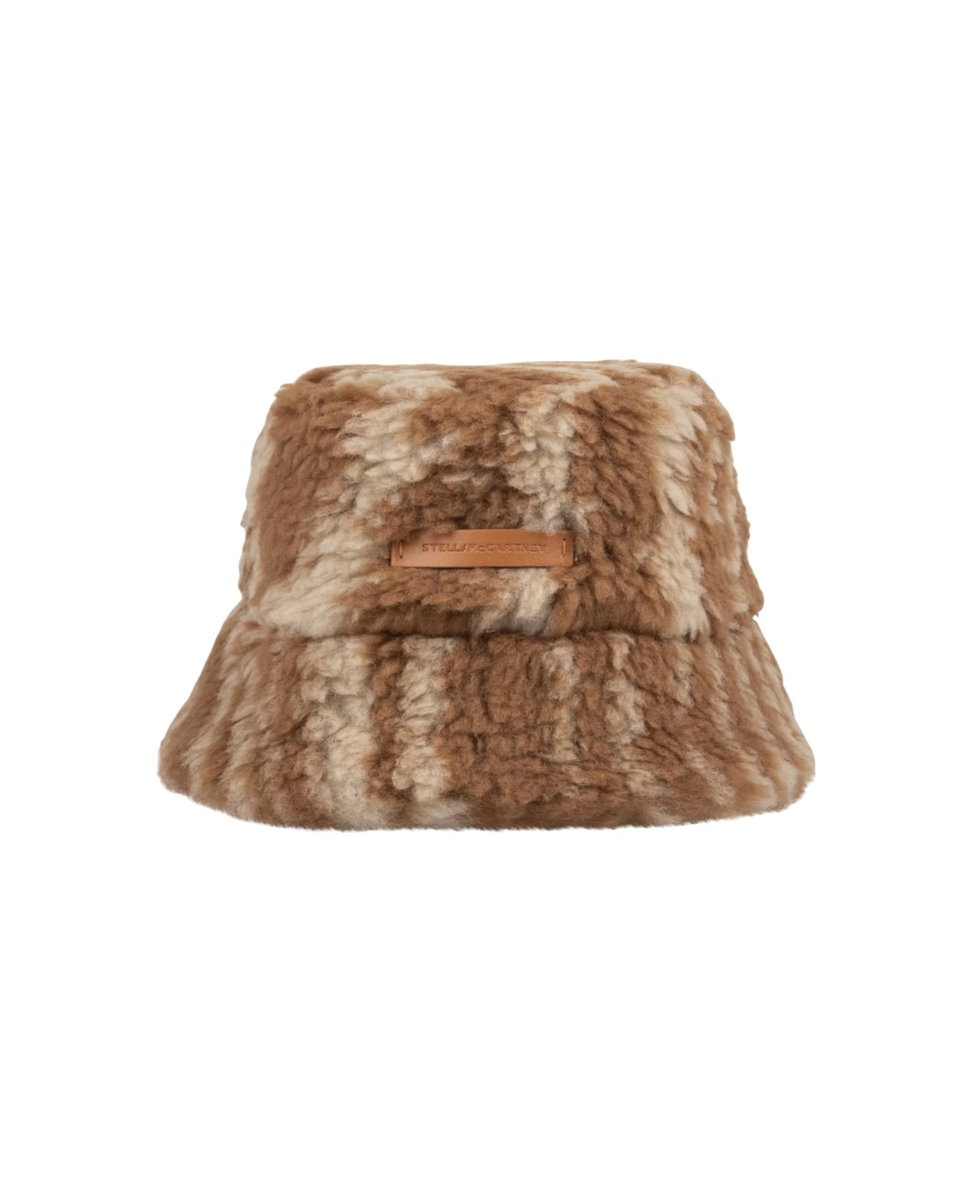 STELLA MCCARTNEY Woodgrain Teddy Jacquard Bucket Hat