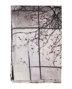 Wool Blend Scarf With Print