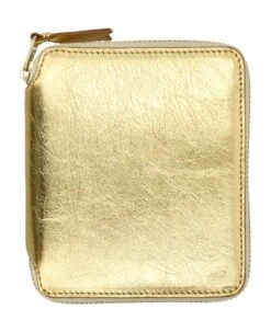 Metallic Zip Around Wallet