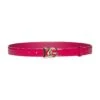 Dolce & Gabbana Dg Logo Patent Leather Belt