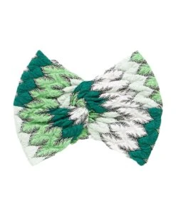 MC2 Saint Barth Woman Green Chevron Hairband