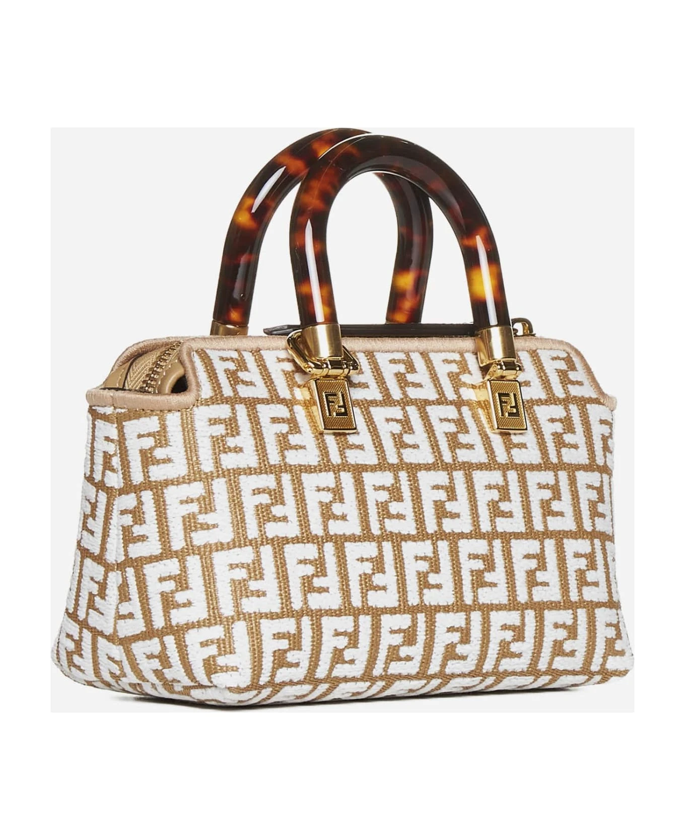 FENDI By The Way Mini Ff Canvas Bag - Image 3