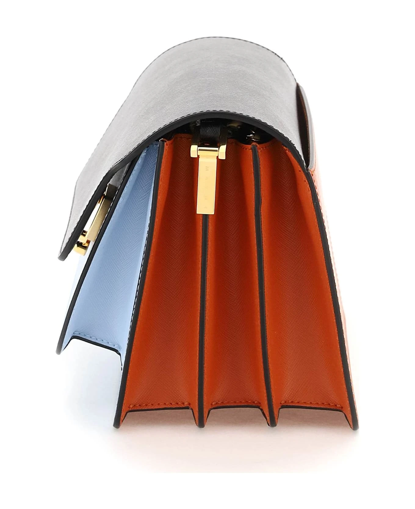 Marni Tricolor Leather Medium Trunk Bag - Image 3