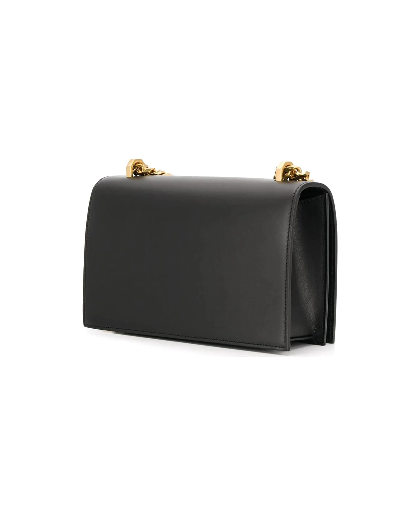 Alexander McQueen Black And Gold Jewelled Satchel Bag - Image 2