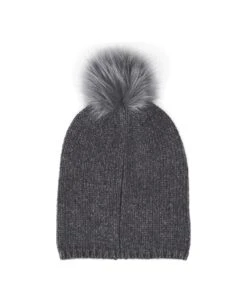 Max Mara Grey Nazione Beanie