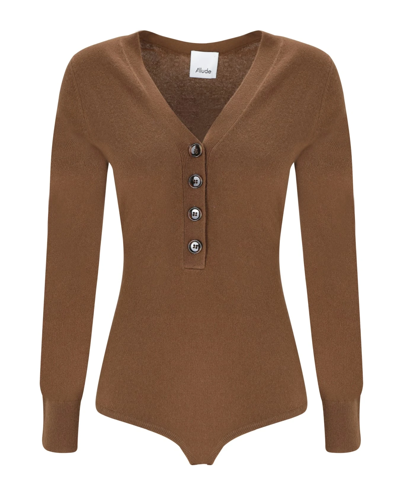 ALLUDE Serafino Bodysuit Top