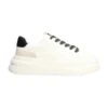 Ash Impulsbis Sneakers In White Suede And Leather