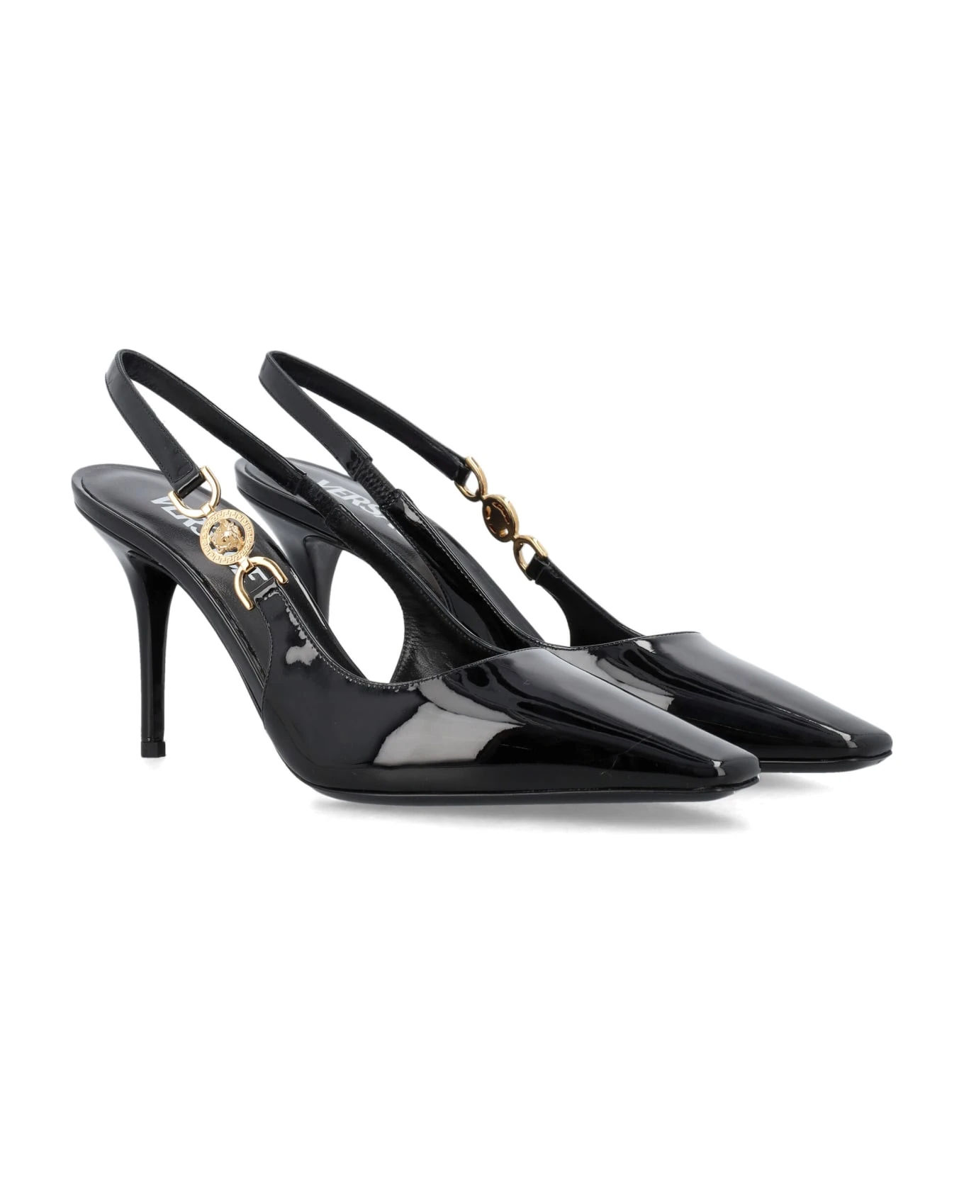Versace Sling Back 85 Vernice - Image 2