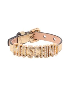 MOSCHINO Crystal Lettering Bracelet