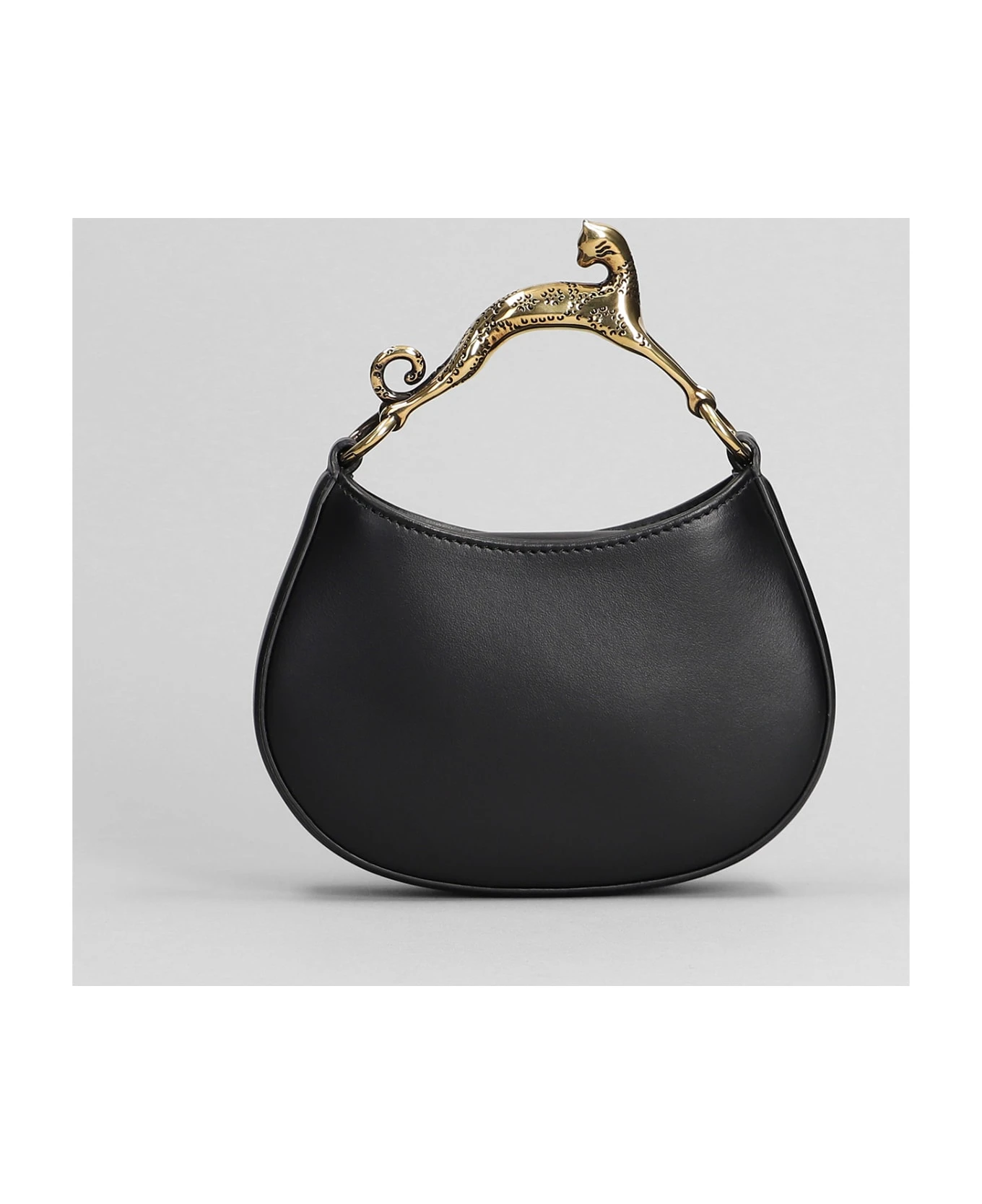 Lanvin Hobo Shoulder Bag In Black Leather - Image 3
