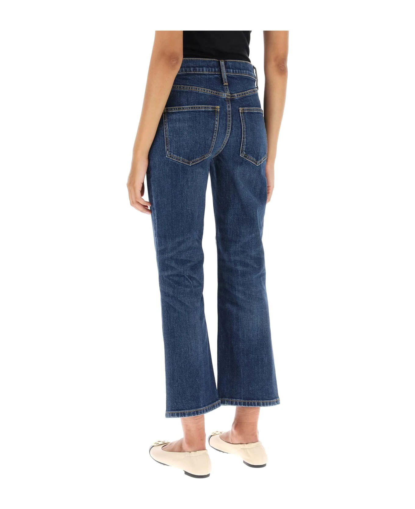 Tory Burch Cropped Flared Jeans - Image 3