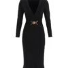 Versace 'medusa Biggie' Hooded Jersey Dress