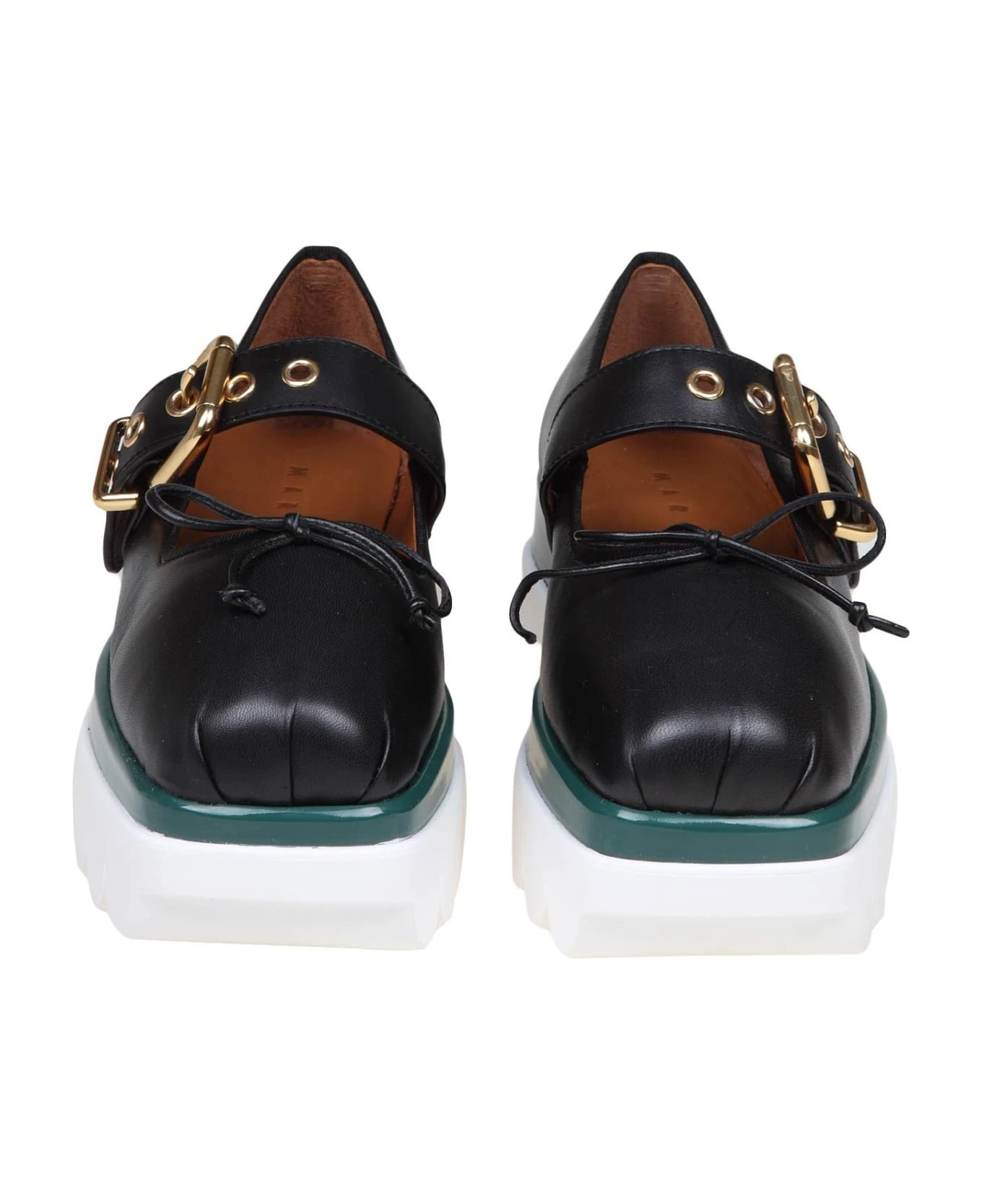 Marni Mary Jane Shoes In Black Leather - Image 4