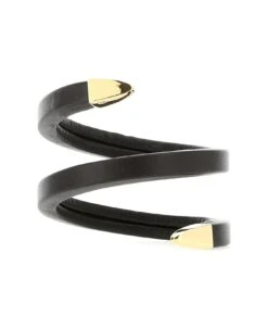 Bottega Veneta Spiral Cuff Bracelet