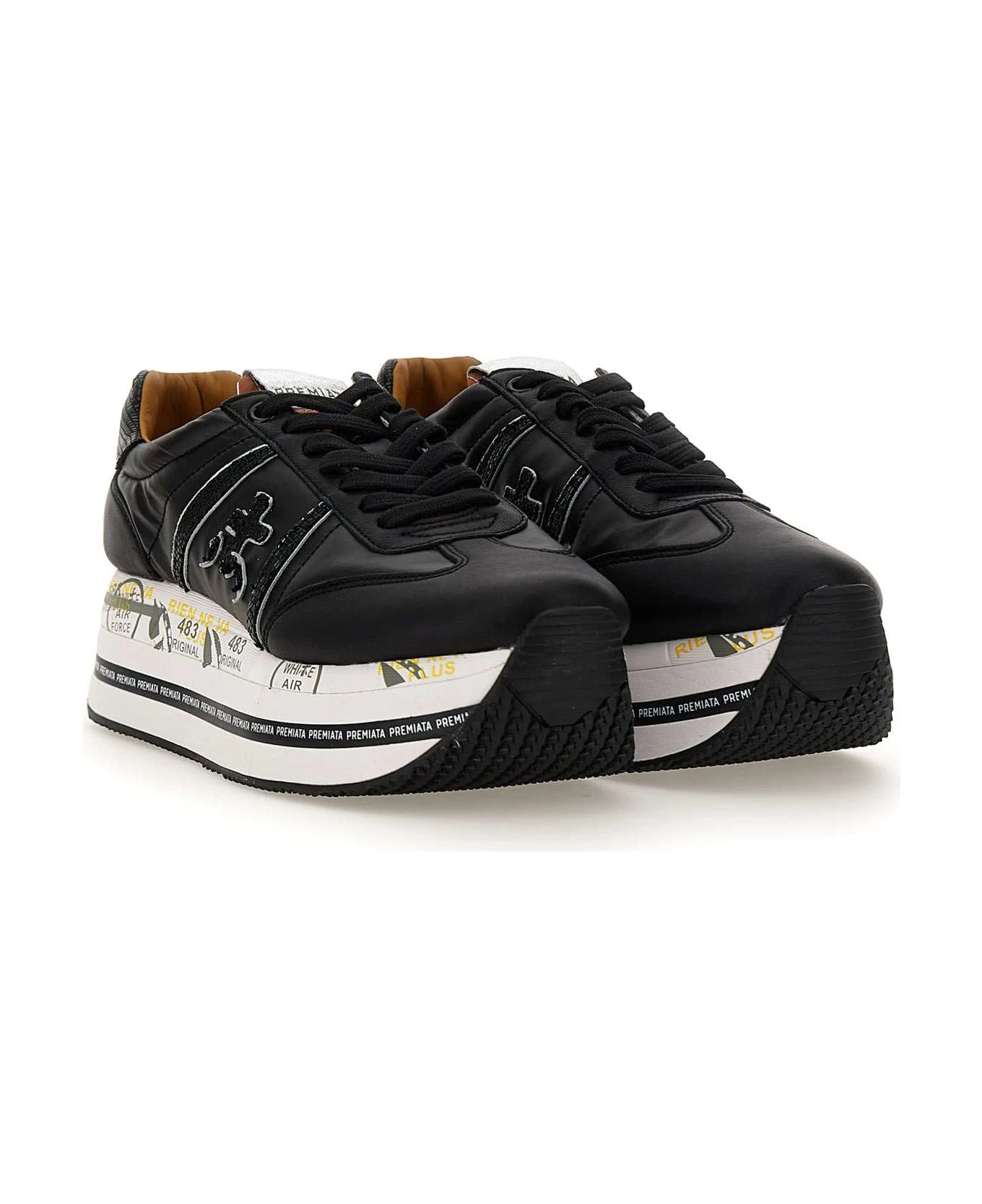 Premiata "beth 6045" Leather Sneakers - Image 2