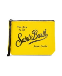 MC2 Saint Barth Aline Yellow Scuba Pochette