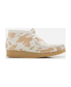 Clarks Cow Printed Wallabee Boots